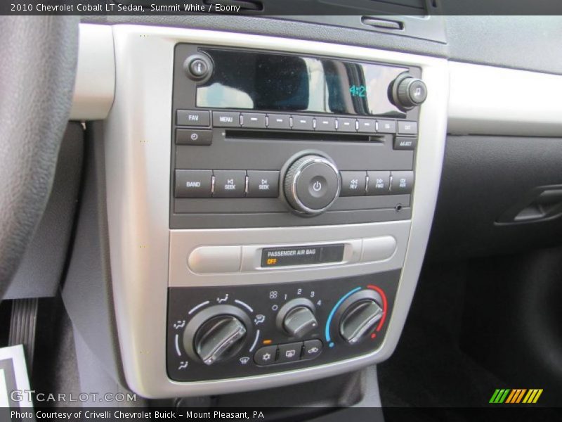 Summit White / Ebony 2010 Chevrolet Cobalt LT Sedan