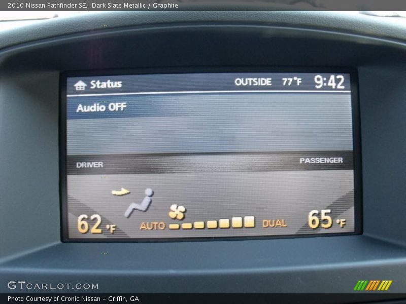 Dark Slate Metallic / Graphite 2010 Nissan Pathfinder SE