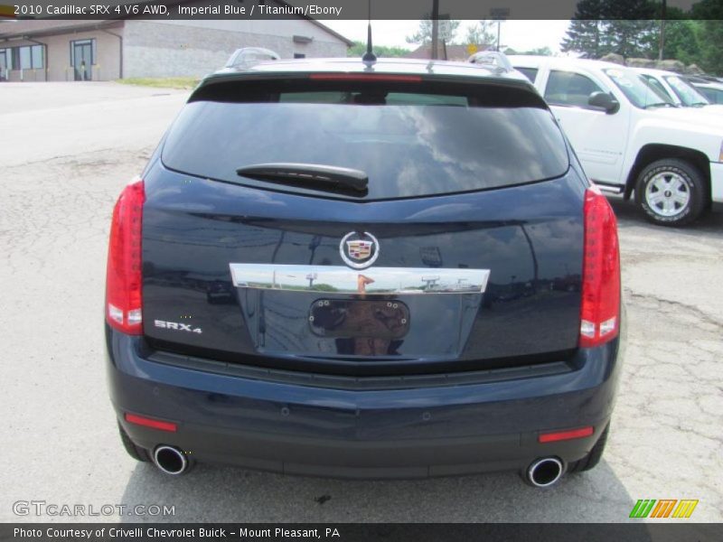 Imperial Blue / Titanium/Ebony 2010 Cadillac SRX 4 V6 AWD