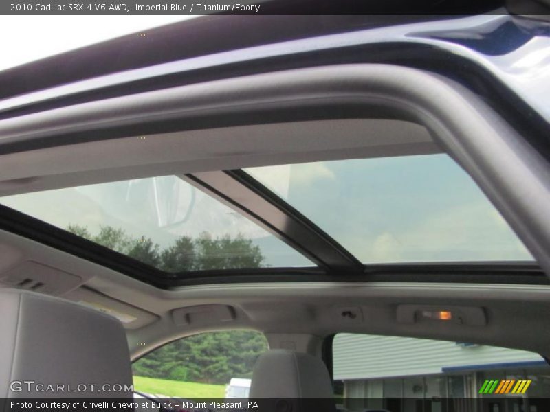 Imperial Blue / Titanium/Ebony 2010 Cadillac SRX 4 V6 AWD