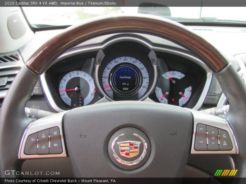Imperial Blue / Titanium/Ebony 2010 Cadillac SRX 4 V6 AWD