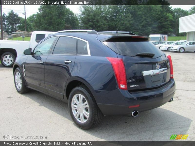 Imperial Blue / Titanium/Ebony 2010 Cadillac SRX 4 V6 AWD