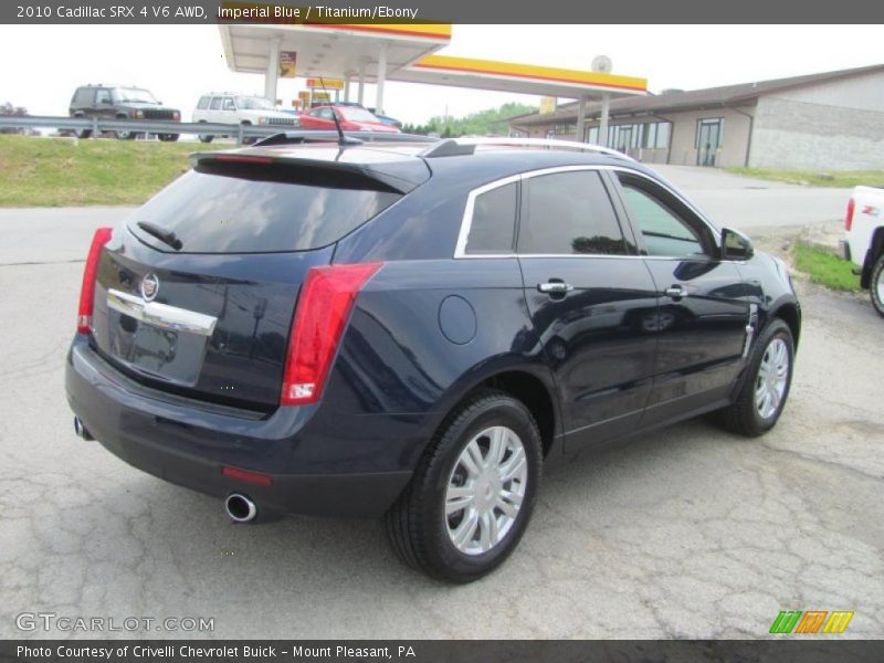 Imperial Blue / Titanium/Ebony 2010 Cadillac SRX 4 V6 AWD