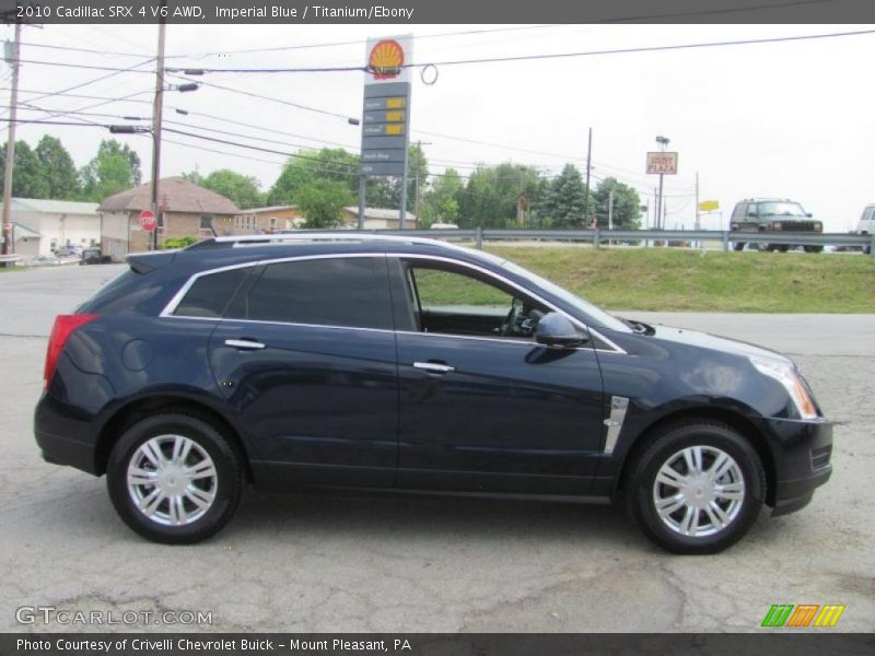 Imperial Blue / Titanium/Ebony 2010 Cadillac SRX 4 V6 AWD