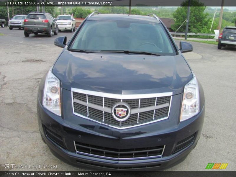 Imperial Blue / Titanium/Ebony 2010 Cadillac SRX 4 V6 AWD