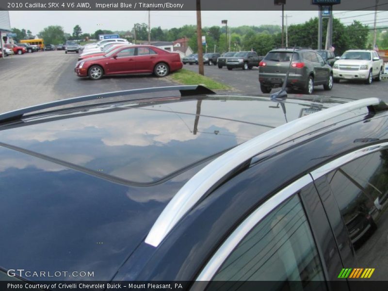 Imperial Blue / Titanium/Ebony 2010 Cadillac SRX 4 V6 AWD