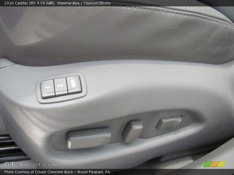 Imperial Blue / Titanium/Ebony 2010 Cadillac SRX 4 V6 AWD