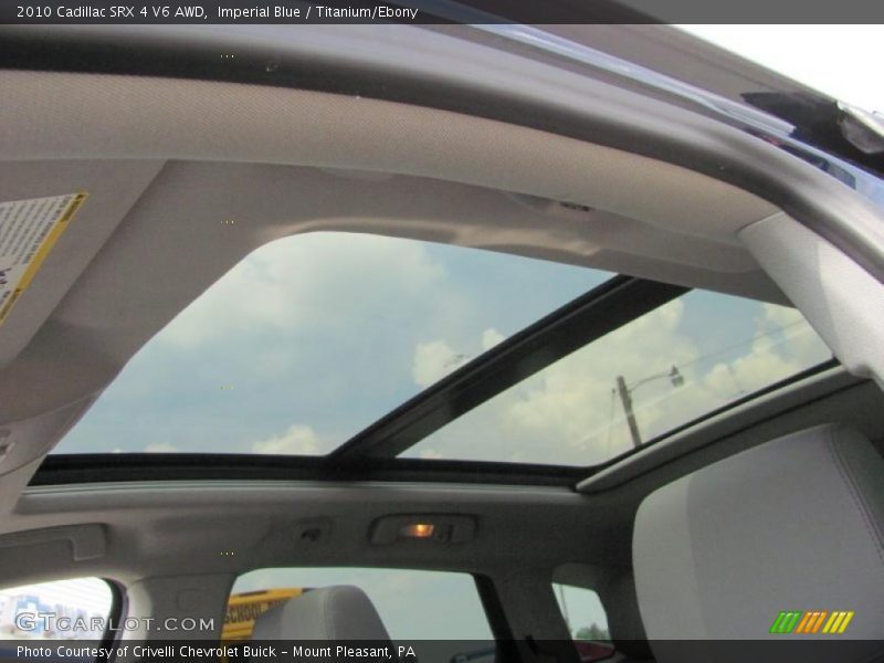 Imperial Blue / Titanium/Ebony 2010 Cadillac SRX 4 V6 AWD