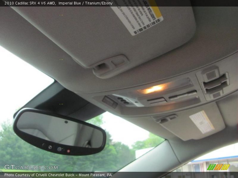 Imperial Blue / Titanium/Ebony 2010 Cadillac SRX 4 V6 AWD
