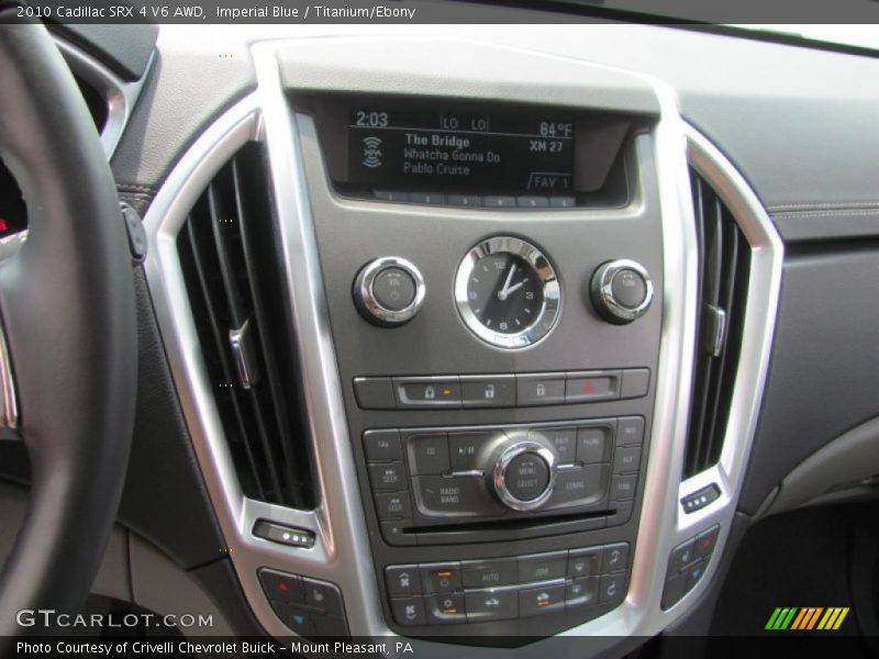Imperial Blue / Titanium/Ebony 2010 Cadillac SRX 4 V6 AWD