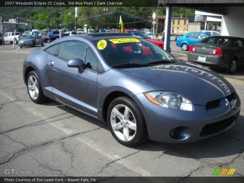 Still Blue Pearl / Dark Charcoal 2007 Mitsubishi Eclipse GS Coupe