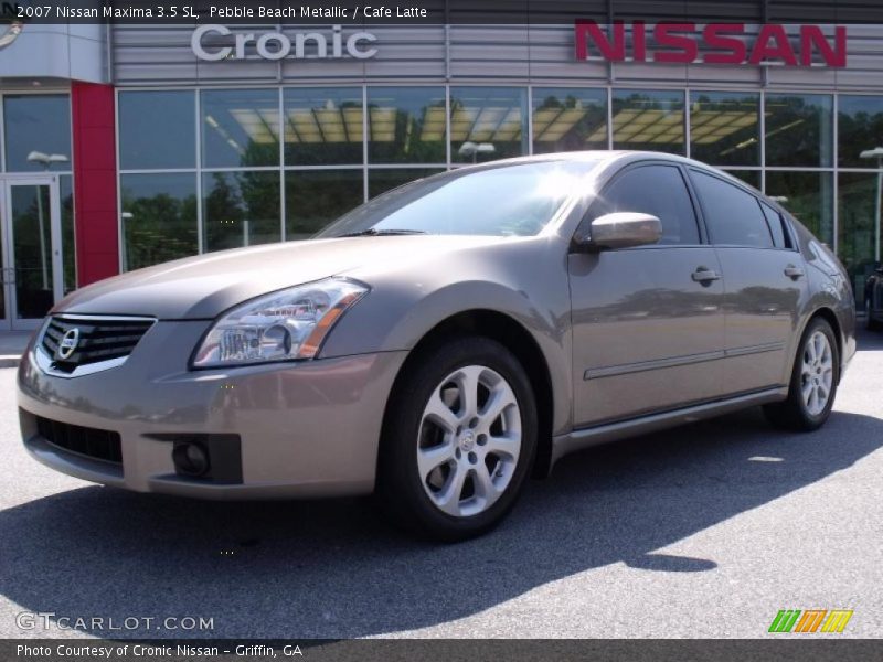 Pebble Beach Metallic / Cafe Latte 2007 Nissan Maxima 3.5 SL