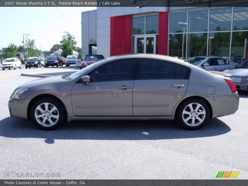 Pebble Beach Metallic / Cafe Latte 2007 Nissan Maxima 3.5 SL