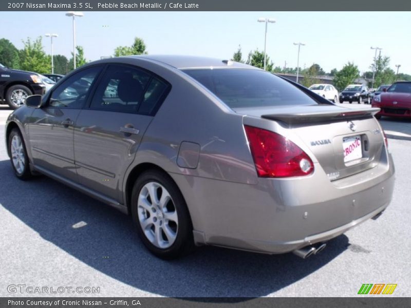 Pebble Beach Metallic / Cafe Latte 2007 Nissan Maxima 3.5 SL