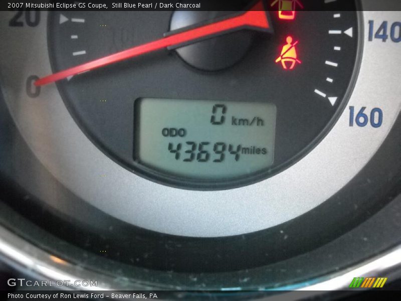 Still Blue Pearl / Dark Charcoal 2007 Mitsubishi Eclipse GS Coupe
