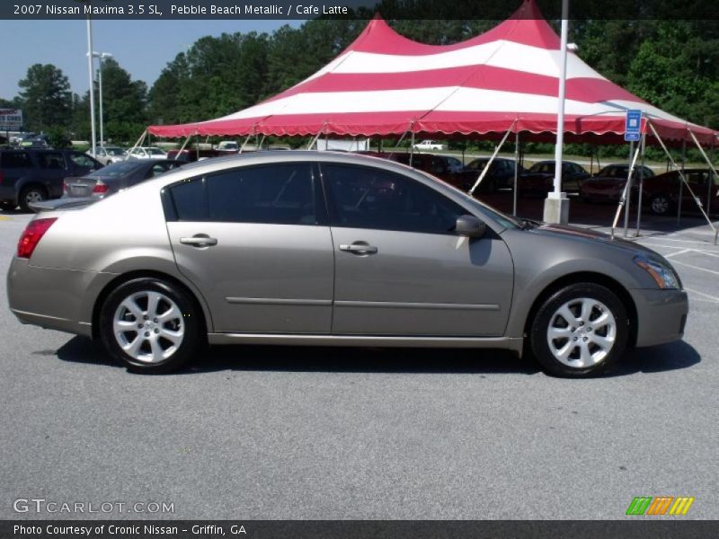 Pebble Beach Metallic / Cafe Latte 2007 Nissan Maxima 3.5 SL