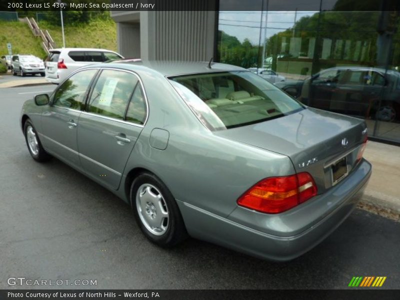 Mystic Sea Opalescent / Ivory 2002 Lexus LS 430