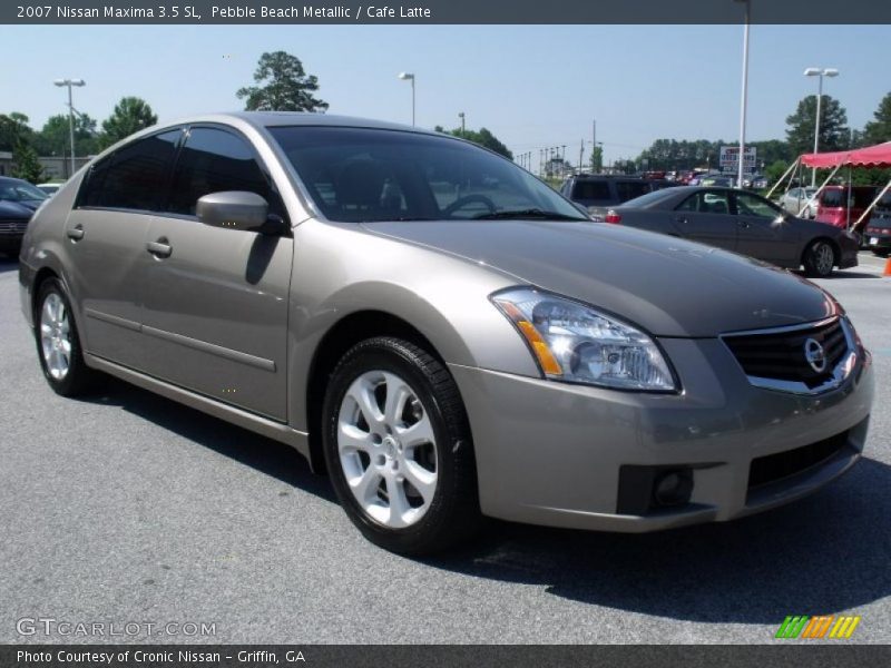 Pebble Beach Metallic / Cafe Latte 2007 Nissan Maxima 3.5 SL