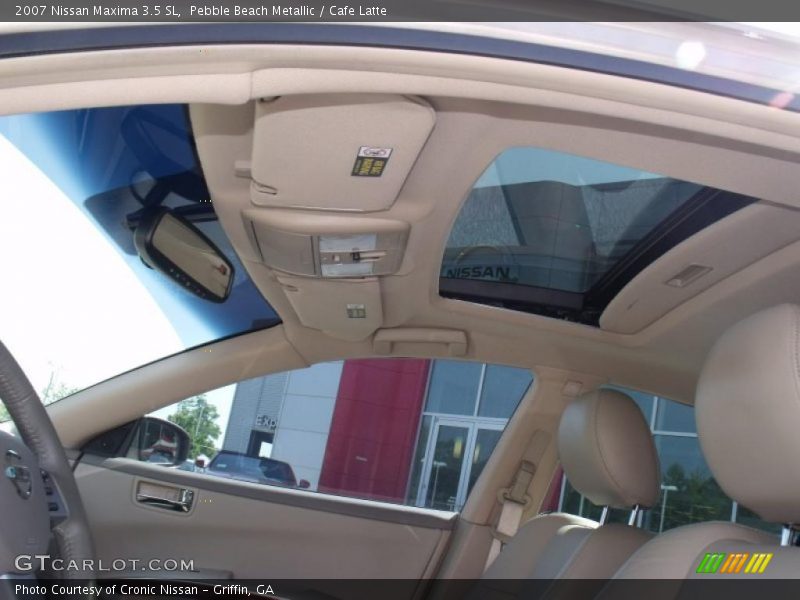 Pebble Beach Metallic / Cafe Latte 2007 Nissan Maxima 3.5 SL