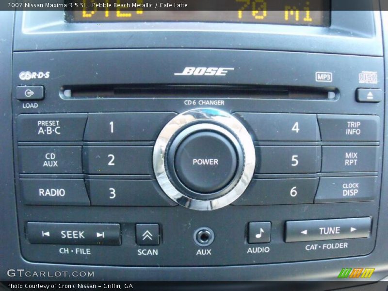 Pebble Beach Metallic / Cafe Latte 2007 Nissan Maxima 3.5 SL