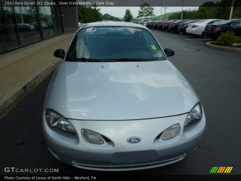 Silver Frost Metallic / Dark Gray 2002 Ford Escort ZX2 Coupe