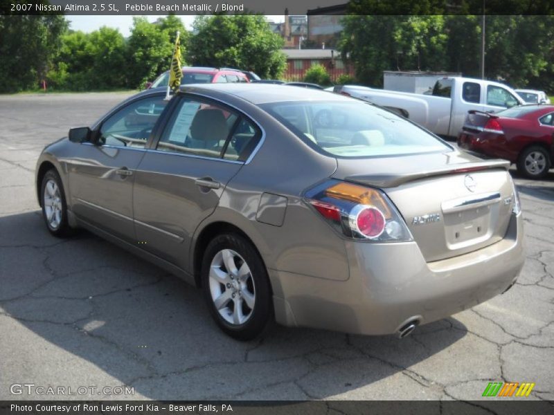 Pebble Beach Metallic / Blond 2007 Nissan Altima 2.5 SL