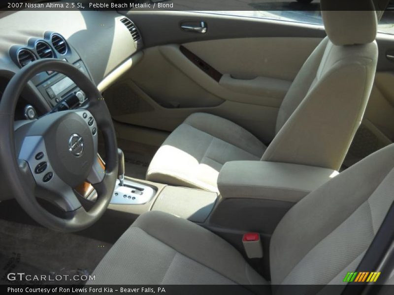 Pebble Beach Metallic / Blond 2007 Nissan Altima 2.5 SL