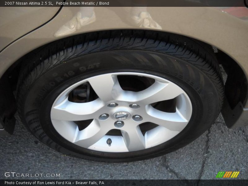 Pebble Beach Metallic / Blond 2007 Nissan Altima 2.5 SL