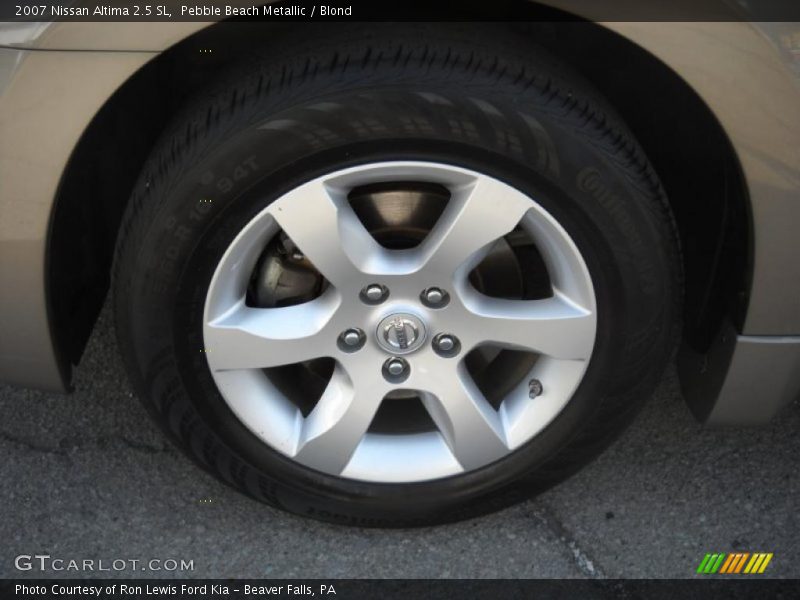 Pebble Beach Metallic / Blond 2007 Nissan Altima 2.5 SL