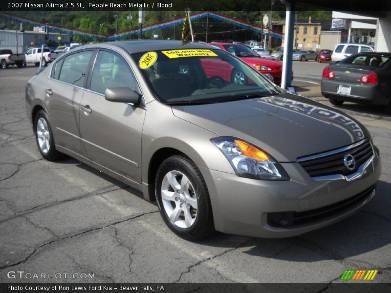 Pebble Beach Metallic / Blond 2007 Nissan Altima 2.5 SL