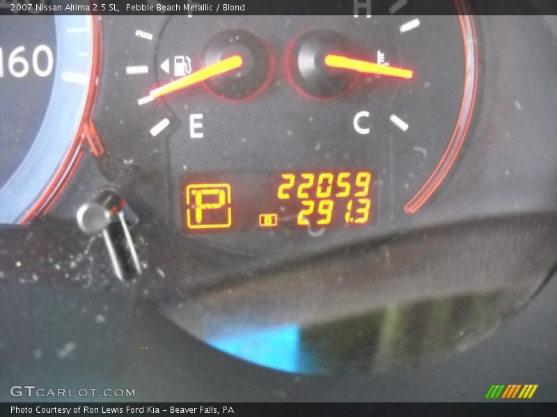 Pebble Beach Metallic / Blond 2007 Nissan Altima 2.5 SL