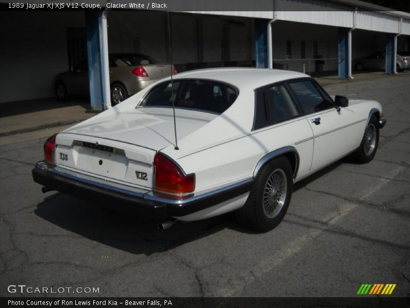 Glacier White / Black 1989 Jaguar XJ XJS V12 Coupe
