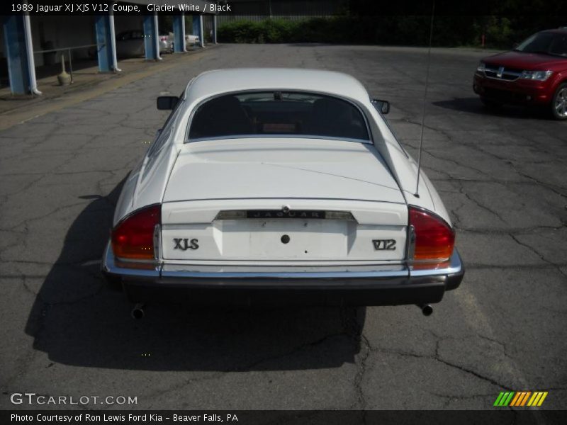Glacier White / Black 1989 Jaguar XJ XJS V12 Coupe