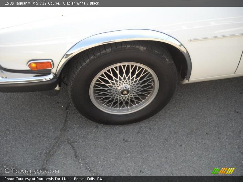 Glacier White / Black 1989 Jaguar XJ XJS V12 Coupe