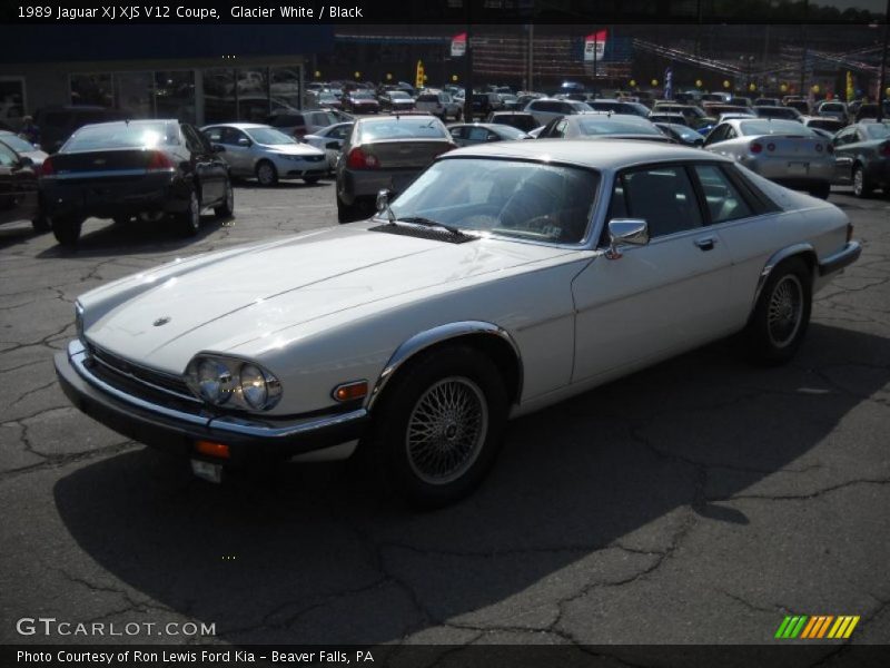 Glacier White / Black 1989 Jaguar XJ XJS V12 Coupe