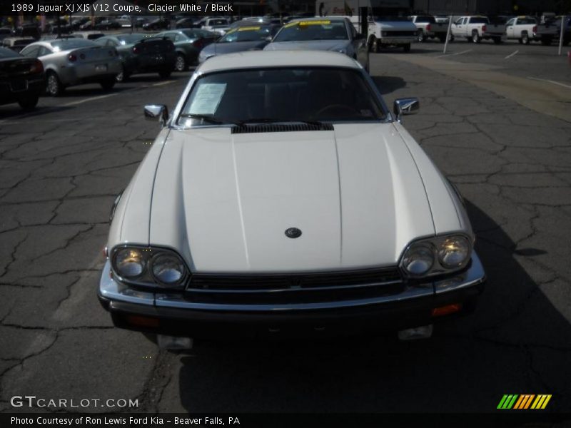 Glacier White / Black 1989 Jaguar XJ XJS V12 Coupe