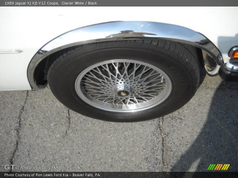 Glacier White / Black 1989 Jaguar XJ XJS V12 Coupe