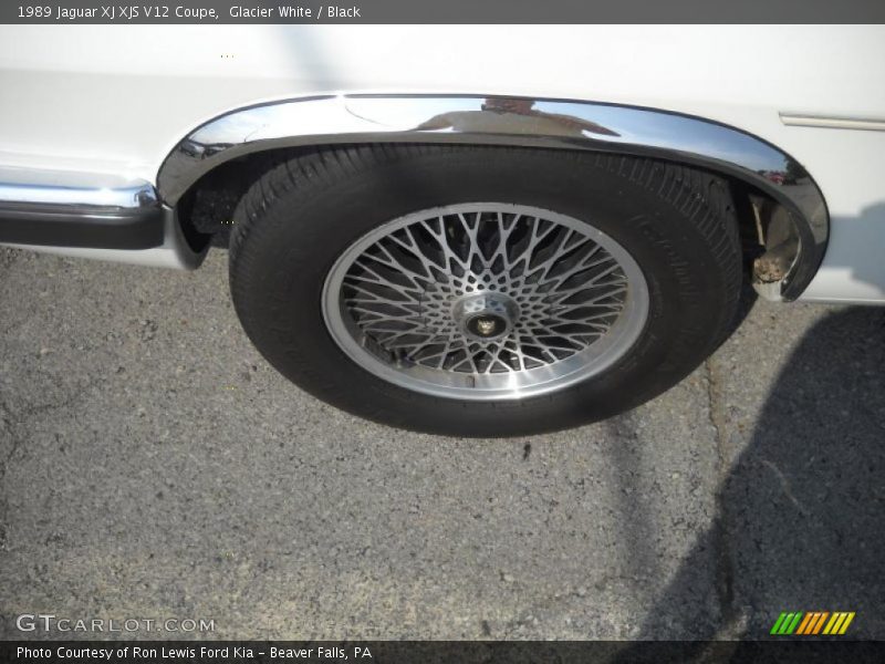 Glacier White / Black 1989 Jaguar XJ XJS V12 Coupe