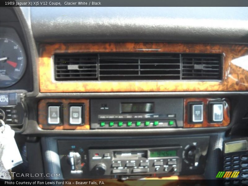 Glacier White / Black 1989 Jaguar XJ XJS V12 Coupe