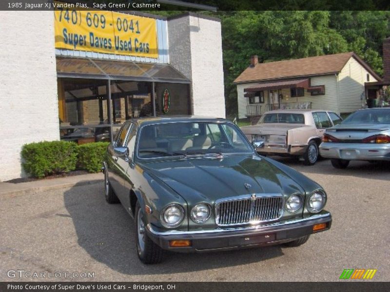 Sage Green / Cashmere 1985 Jaguar XJ Vanden Plas