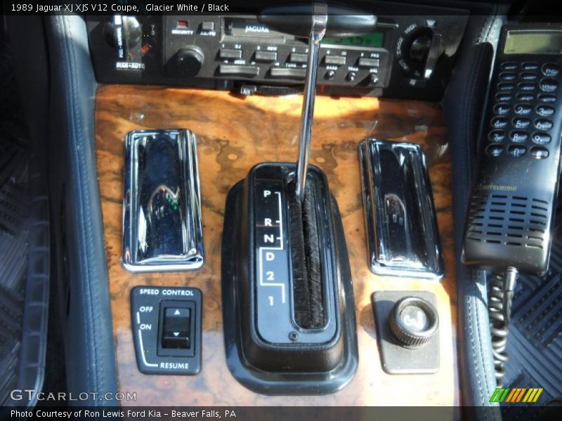 Glacier White / Black 1989 Jaguar XJ XJS V12 Coupe