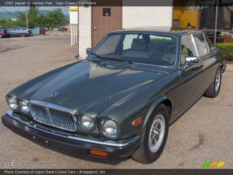 Sage Green / Cashmere 1985 Jaguar XJ Vanden Plas