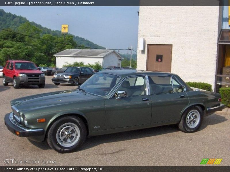 Sage Green / Cashmere 1985 Jaguar XJ Vanden Plas