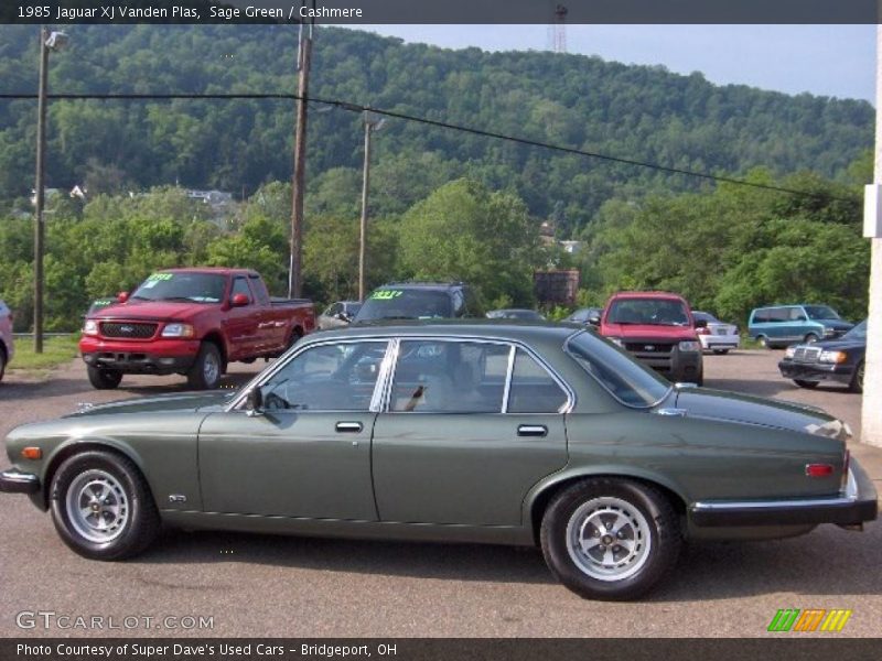 Sage Green / Cashmere 1985 Jaguar XJ Vanden Plas