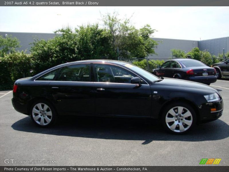 Brilliant Black / Ebony 2007 Audi A6 4.2 quattro Sedan
