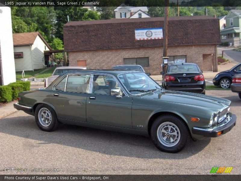 Sage Green / Cashmere 1985 Jaguar XJ Vanden Plas
