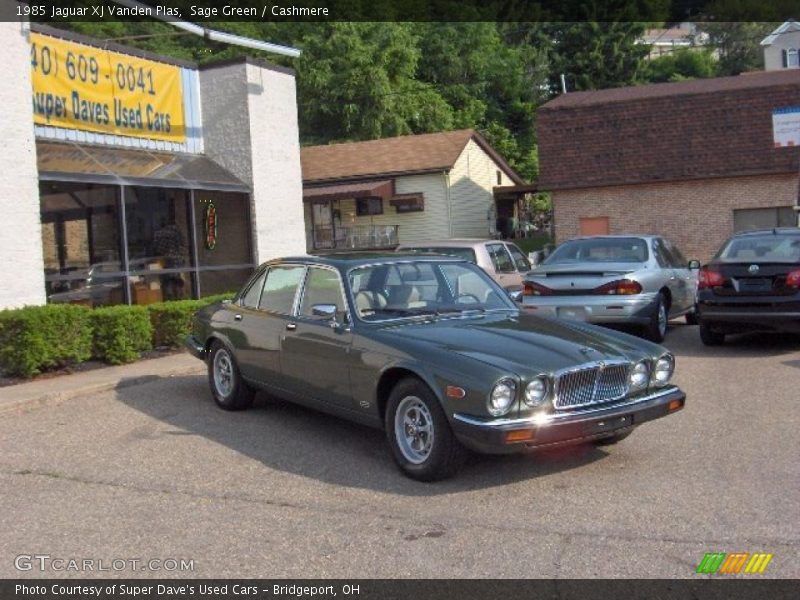 Sage Green / Cashmere 1985 Jaguar XJ Vanden Plas