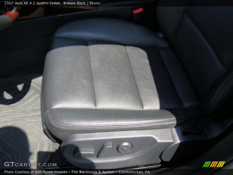 Brilliant Black / Ebony 2007 Audi A6 4.2 quattro Sedan