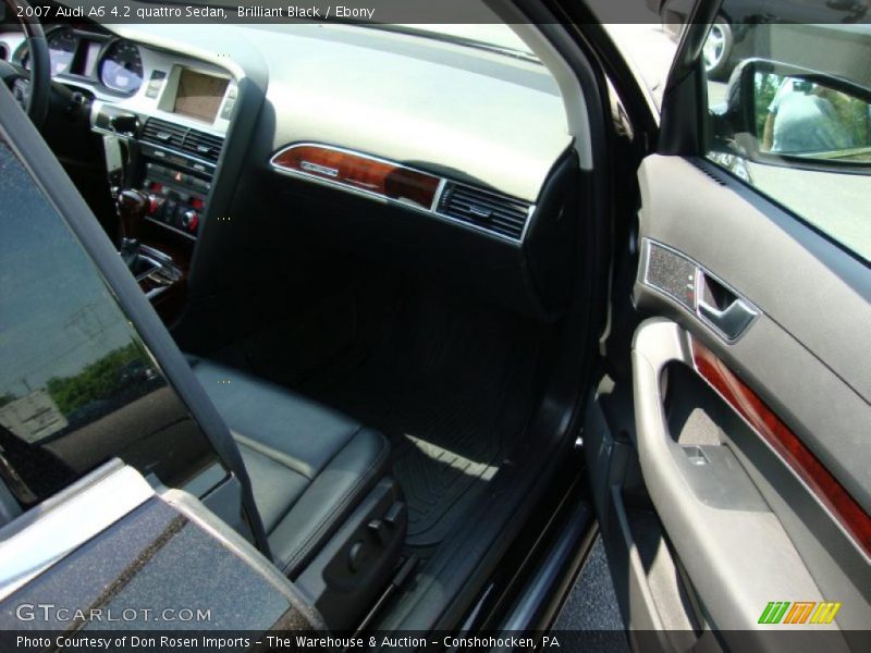 Brilliant Black / Ebony 2007 Audi A6 4.2 quattro Sedan