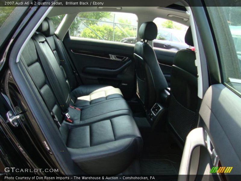 Brilliant Black / Ebony 2007 Audi A6 4.2 quattro Sedan